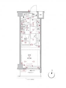 クレイシア板橋本町の間取り図