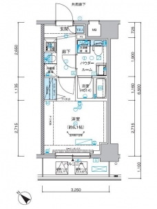 メインステージ立川IIの間取り図