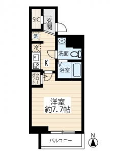 ＳＱＵＡＲＥ ＣＩＴＹ ＫＩＴＡＭＡＧＯＭＥの間取り図