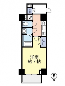 グランヴァン深川木場の間取り図