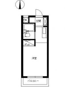 スカイコート久我山の間取り図