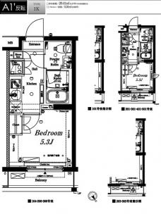 アークマーク目黒不動前の間取り図