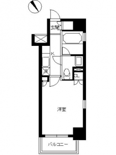 スカイコート初台の間取り図