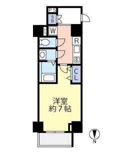 グランヴァン深川木場の間取り図