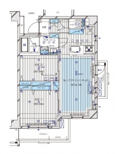 メインステージ本蓮沼の間取り図