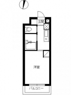 スカイコート新宿落合第６の間取り図