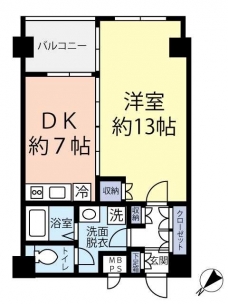 グランヴァン東中野IIの間取り図