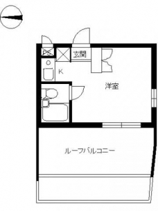 スカイコート荻窪第２の間取り図