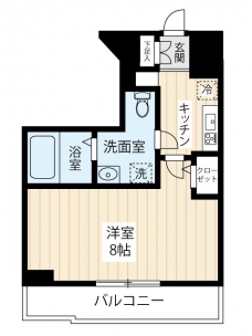 ＳＱＵＡＲＥ ＣＩＴＹ ＫＩＴＡＭＡＧＯＭＥの間取り図