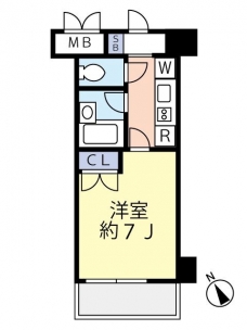 グランヴァン阿佐ヶ谷IIの間取り図