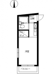 スカイコート久我山の間取り図
