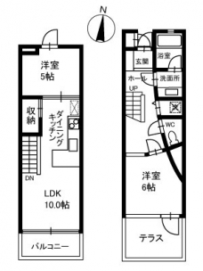 DAMIER-Aの間取り図
