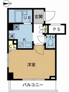 スカイコート大島の間取り図