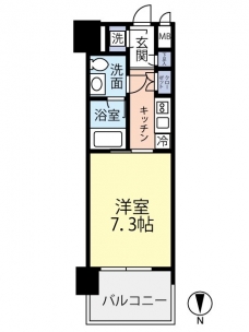メインステージパーク大山の間取り図
