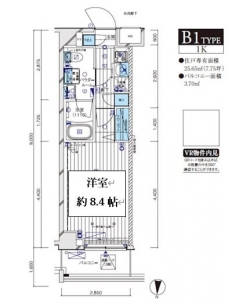メインステージ本蓮沼の間取り図