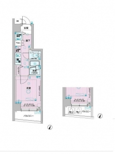 メインステージ板橋志村の間取り図