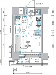 メインステージ戸越銀座の間取り図