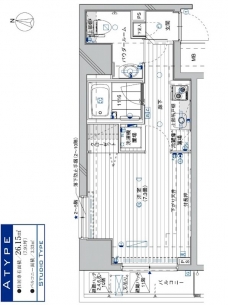 メインステージ錦糸町IVの間取り図
