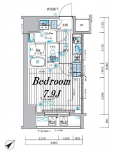 メインステージ押上Vの間取り図