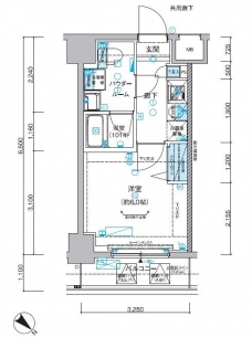 メインステージ立川IIの間取り図
