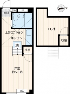 阿佐ヶ谷タウンハウスの間取り図