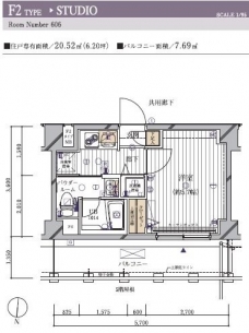 メインステージ多摩川IIIの間取り図