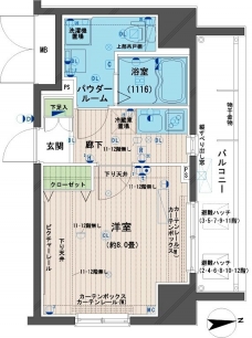 メインステージ浅草橋の間取り図