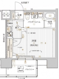 メインステージ東日暮里の間取り図