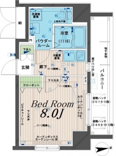 メインステージ浅草橋の間取り図