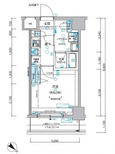 メインステージ立川IIの間取り図