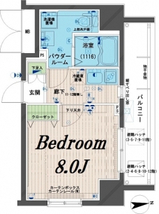 メインステージ浅草橋の間取り図