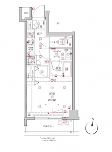 クレイシア板橋本町の間取り図