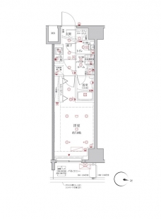 クレイシア板橋本町の間取り図