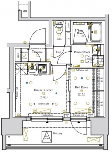 アークマーク浅草の間取り図