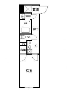 ペアルージュ西落合の間取り図
