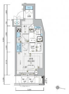 メインステージ松戸の間取り図