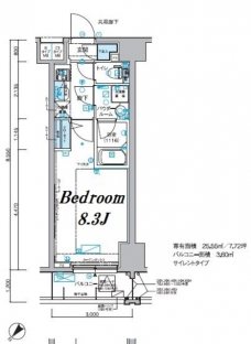 メインステージ小竹向原の間取り図