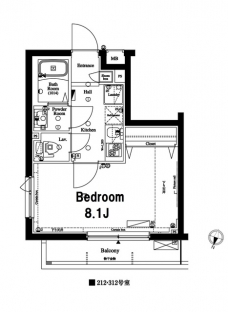アクサス西新宿の間取り図