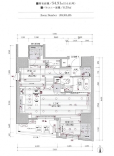 メインステージ浅草国際通りの間取り図