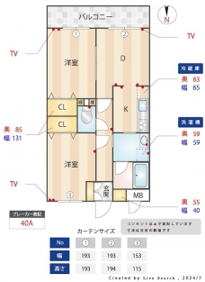 すずらんマンションの間取り図