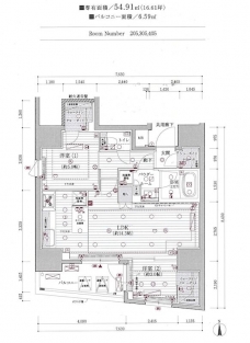 メインステージ浅草国際通りの間取り図