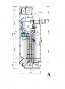 メインステージ三ノ輪EASTの間取り図