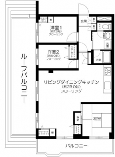 ハイムアゼリアの間取り図
