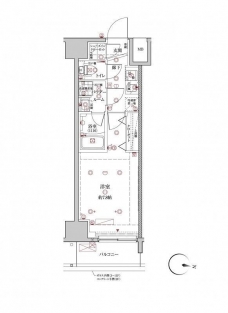 クレイシア板橋本町の間取り図