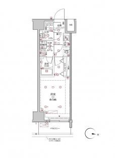 クレイシア板橋本町の間取り図