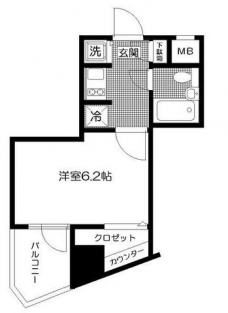 日神デュオステージ笹塚西館の間取り図