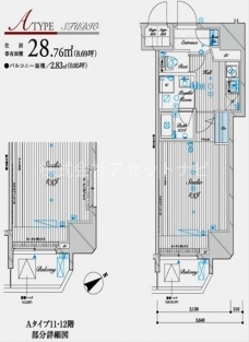 メインステージ吉祥寺の間取り図