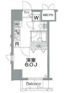 セジョリ浅草ベルグレードの間取り図