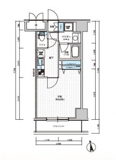 メインステージ西葛西IIの間取り図