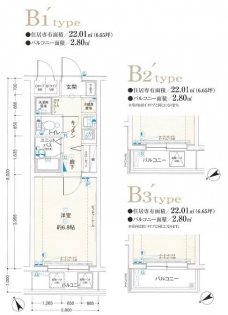 メインステージ大井町の間取り図